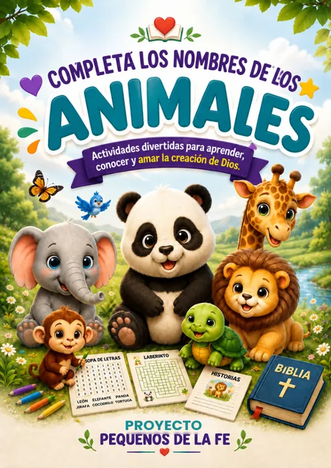 Completa los Nombres de los Animales