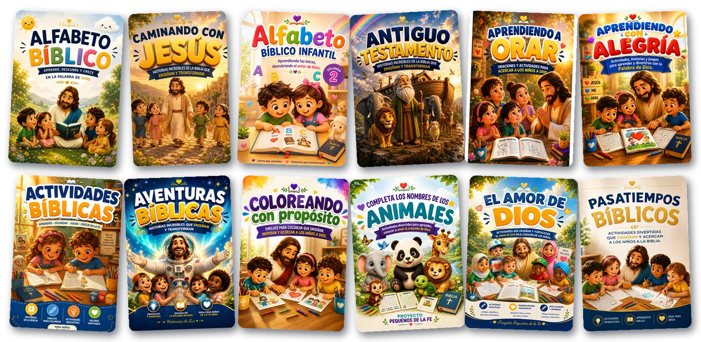 Los 12 cuadernos de Fe Kids
